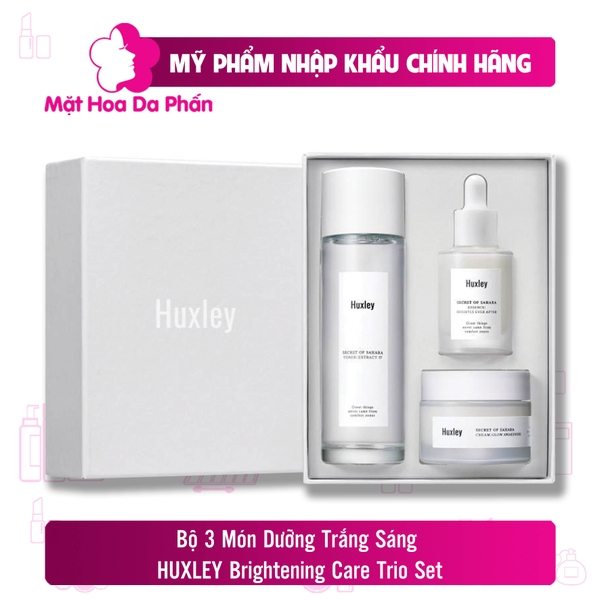Set Huxley Dưỡng Trắng 3 món