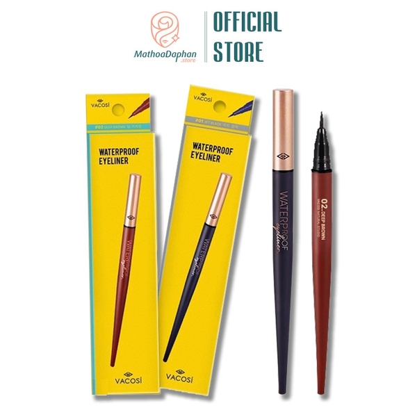 Kẻ mắt nước Vacosi Waterproof Natural Studio Eyeliner VM24 #02