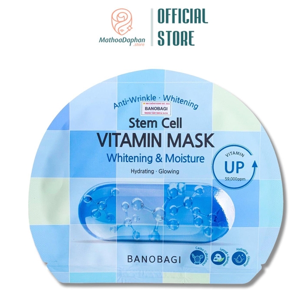 Mặt Nạ Banobagi Stem Cell Vitamin Mask Whitening & Moisture 30g