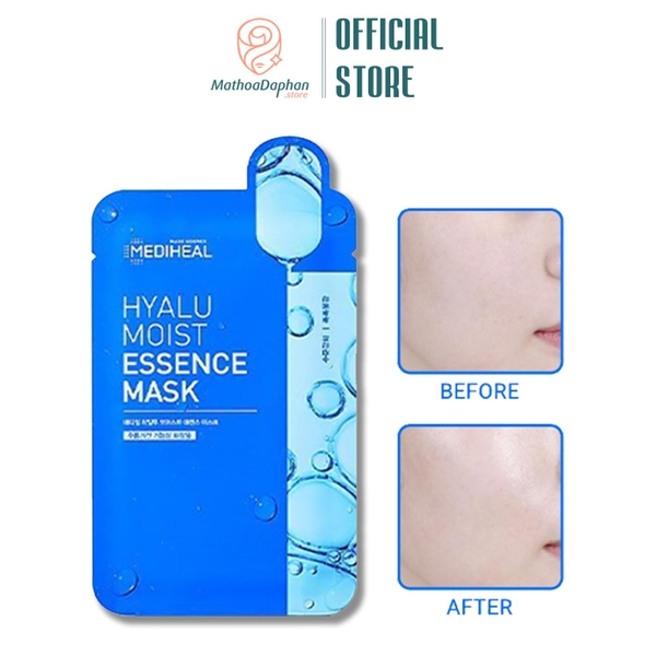 Mặt Nạ Mediheal Hyalu Moist Essence Mask Cấp Ẩm Chuyên Sâu 20ml