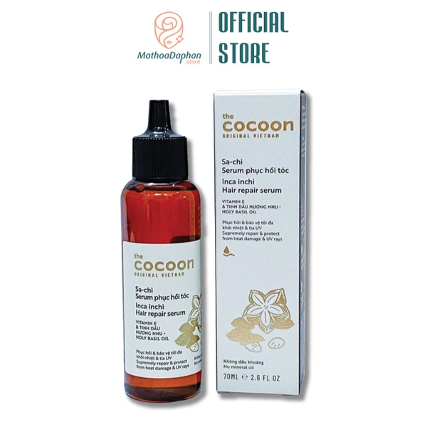 Tinh Chất Dưỡng Tóc Cocoon  Inca Inchi Hair Repair Serum Hỗ Trợ Phục Hồi & Bảo Vệ 70ml