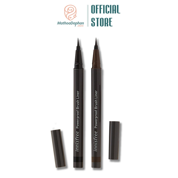 Kẻ Mắt Innisfree Powerproof Brush Liner #01 Black
