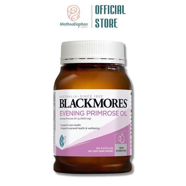 TPCN BlackMores Evening Primose Oil (190 Viên) Mẫu Mới 2020