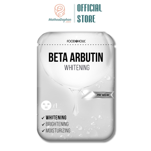 Mặt Nạ Dưỡng trắng Foodaholic Beta Arbutin Whitening Mask 23ml