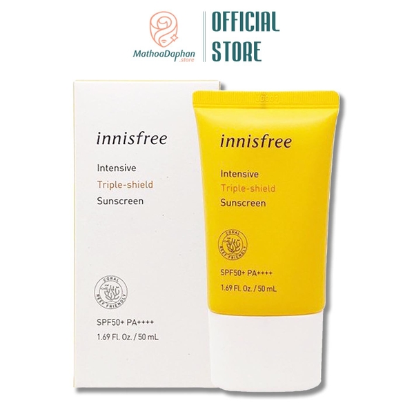 [New 2020] Kem Chống Nắng Innisfree Triple Shield SPF 50+ PA++++