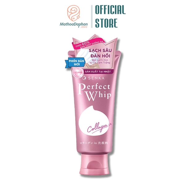 Sữa Rửa Mặt Senka Perfect Whip Collagen In [ New ] 120g