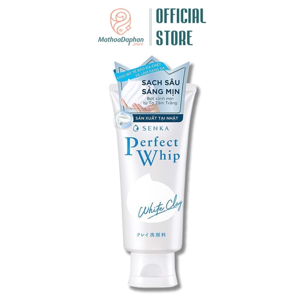 Sữa Rửa Mặt Senka Perfect White Clay [New] (120g)