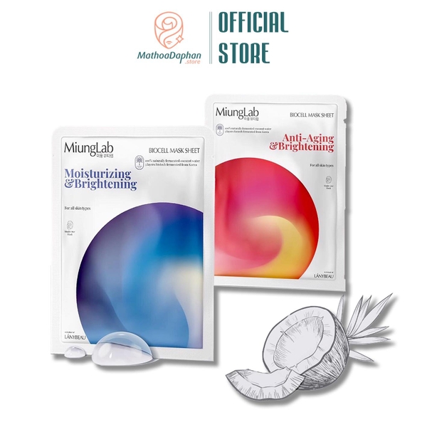 Mặt Nạ Miung Lab Biocell Mask Anti-Aging & Brightening (Đỏ)