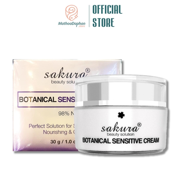 Kem Dưỡng Phục Hồi Da Nhạy Cảm Sakura Botanical Sensitive Cream 30g