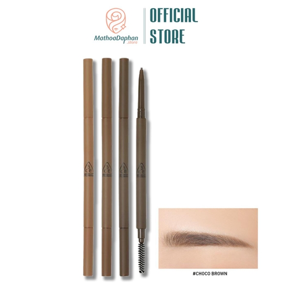 Chì Kẻ Mày 3CE Super Slim Eye Brow Pencil #Choco Brown