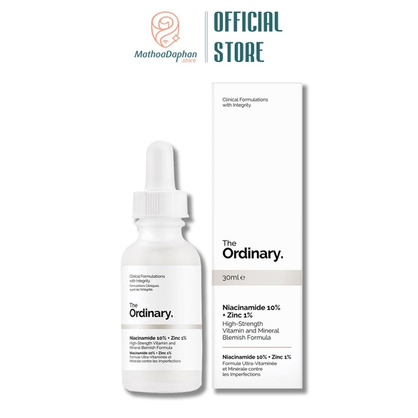 [MẪU MỚI] Tinh Chất The Ordinary Niacinamide 10% + Zinc 1% 30ml