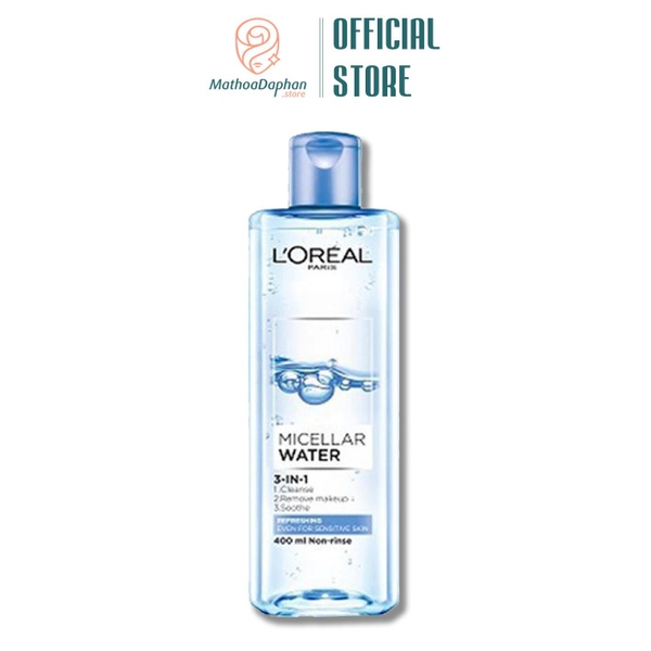 Tẩy Trang L'Oreal Micellar Water #Refreshing (Xanh) 400ML