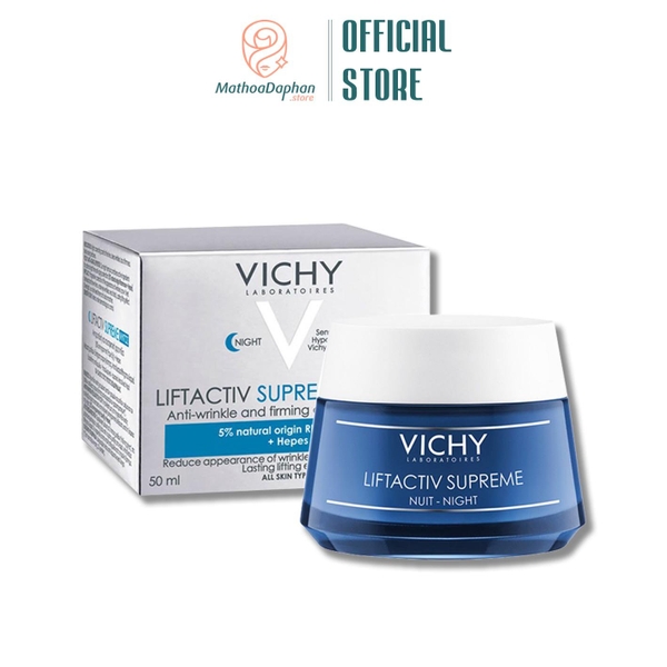 Kem Dưỡng Chống Nhăn Và Làm Săn Chắc Da Ban Đêm Vichy Liftactiv Night 50Ml