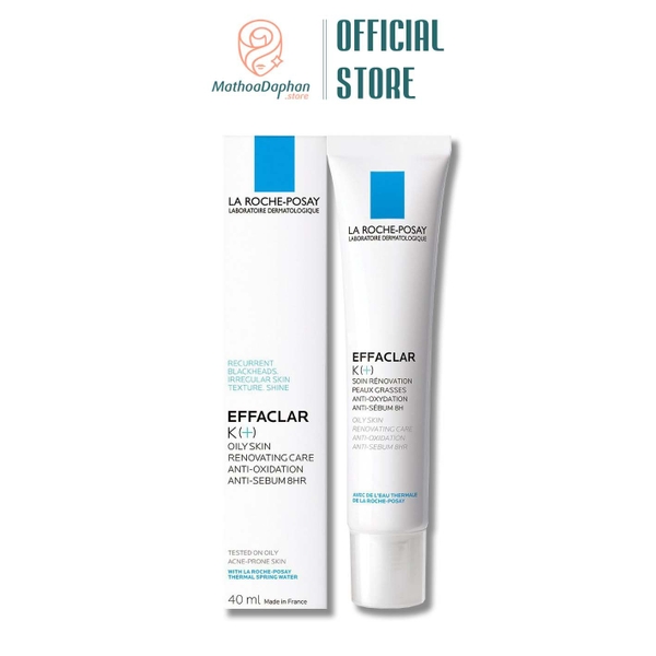 Kem Dưỡng La Roche-Posay Effaclar K+ Giảm Mụn Đầu Đen & Bóng Nhờn 40ml