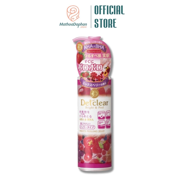 Tẩy Tế Bào Chết Dạng Gel Detclear Bright & Peel (Hồng) 180ml