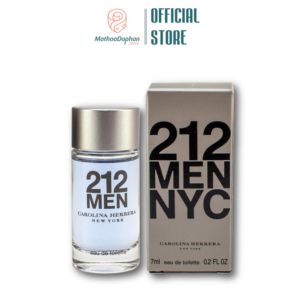 Nước Hoa Carolina Herrera 212 Men NYC EDT 7ml