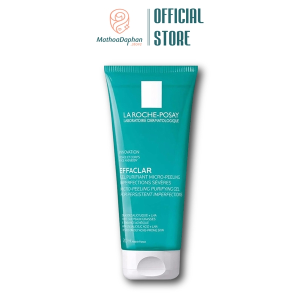 Gel Rửa Mặt & Tắm La Roche-Posay Effaclar Micro Peeling Purifying 50ml