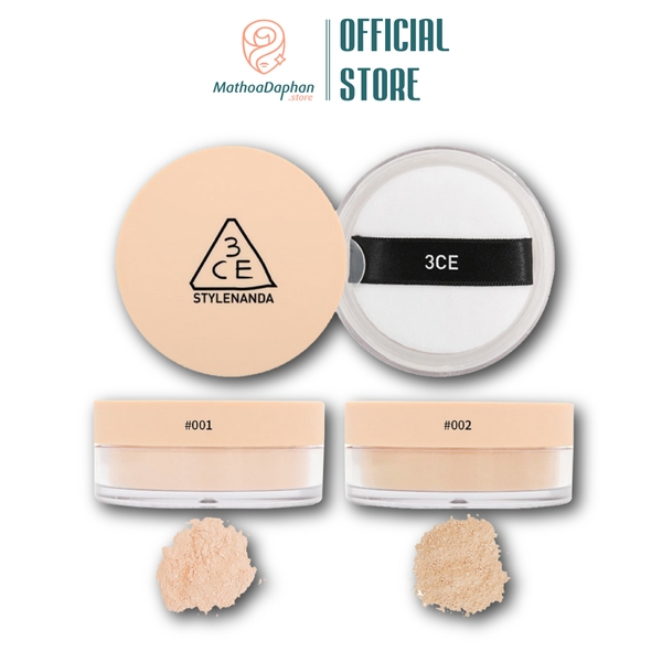 Phấn Phủ 3CE Natural Finish Loose Powder #002