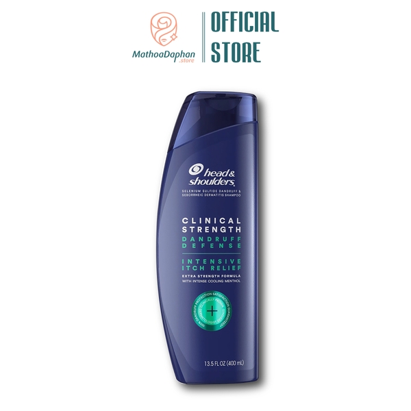 Dầu Gội Head & Shoulders  Intensive Itch Relief With Intense Cooling Menthol 400ml