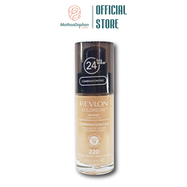 Kem Nền Revlon Colorstay™ Makeup For Combo_Oily Skin #220 Natural Beige 30ml