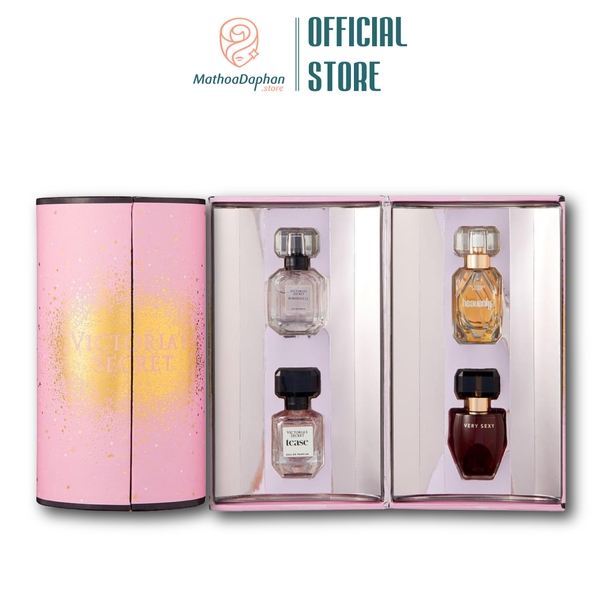 Set Nước Hoa Victoria's Secret Deluxe Mini Fragrance Set 4 x 7.5ML EDP