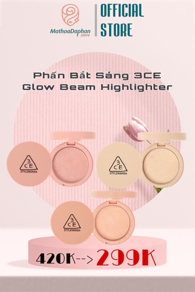 Phấn Bắt Sáng 3CE Glow Beam Highlighter #Go To Show