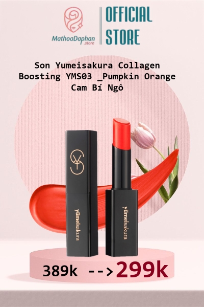 Son Yumeisakura Collagen Boosting YMS03 - Pumpkin Orange 3.5g