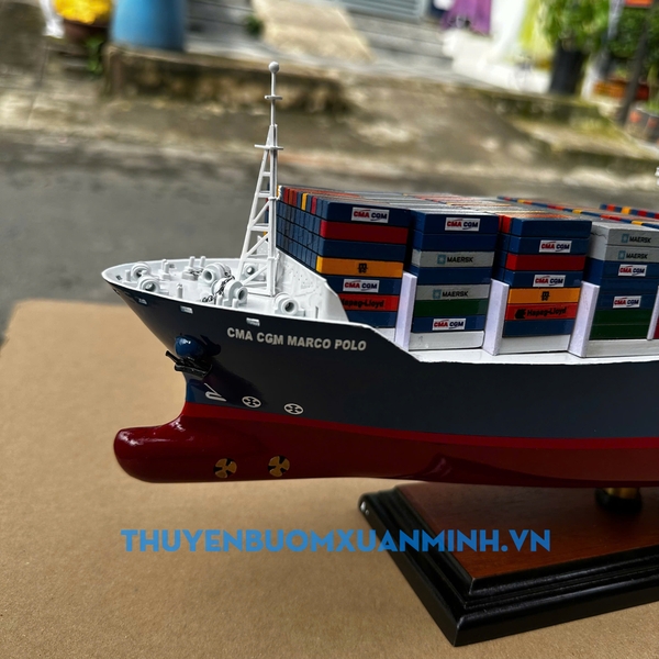 Mô Hình Tàu Chở Hàng Tàu Container CMA CGM - Gỗ Tự Nhiên - Dài 70cm ...