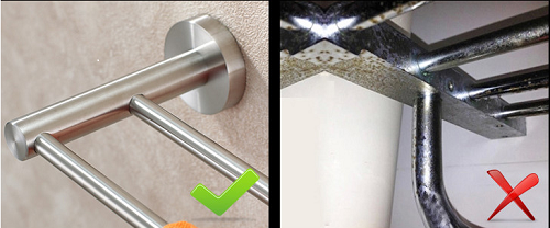 Cách bảo dưỡng phụ kiện phòng tắm inox