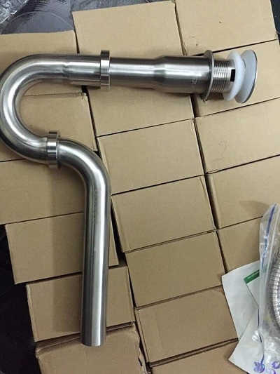 Bộ xiphong lật inox 304 cao cấp cho chậu lavabo