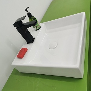 Chậu lavabo rửa mặt men diệt khuẩn sáng bóng MN-C249