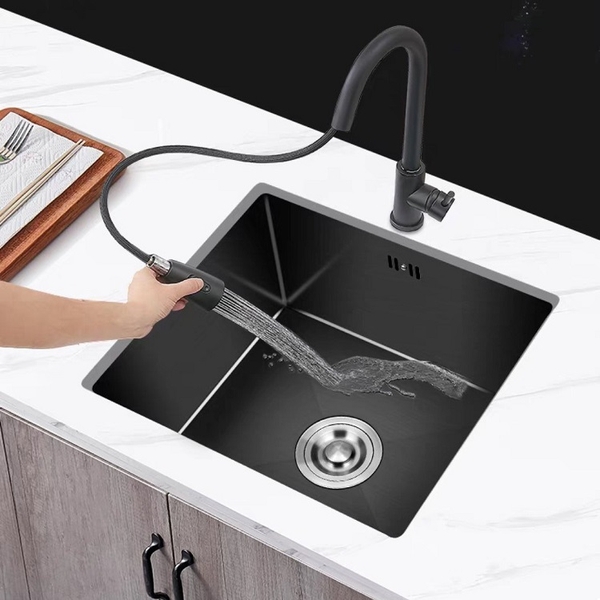 Chậu rửa bát 1 hố GRÜNDER kích thước 50 x 45CM