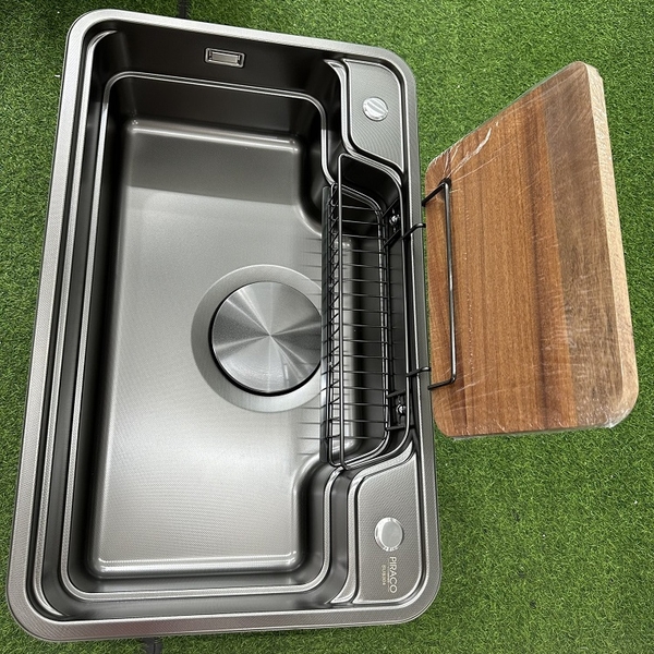 THANH LÝ Chậu rửa bát 1 hố phong cách Nhật Bản kích thước 78x48cm