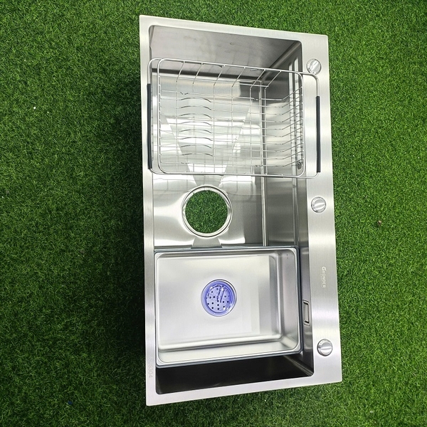 Chậu rửa bát 1 hố GRÜNDER kích thước 82x45cm