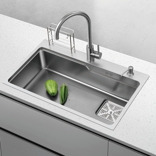 Chậu rửa bát 1 hố cỡ lớn Kích thước 75x46 thương hiệu GRÜNDER | MOONOAH