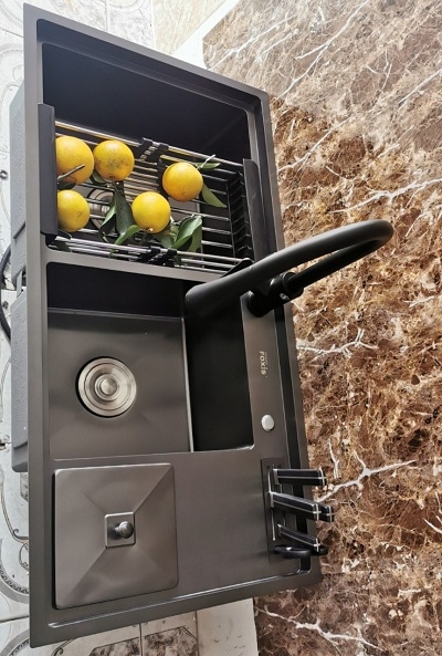 Chậu rửa bát inox 304 công nghệ nano FX-9648ND