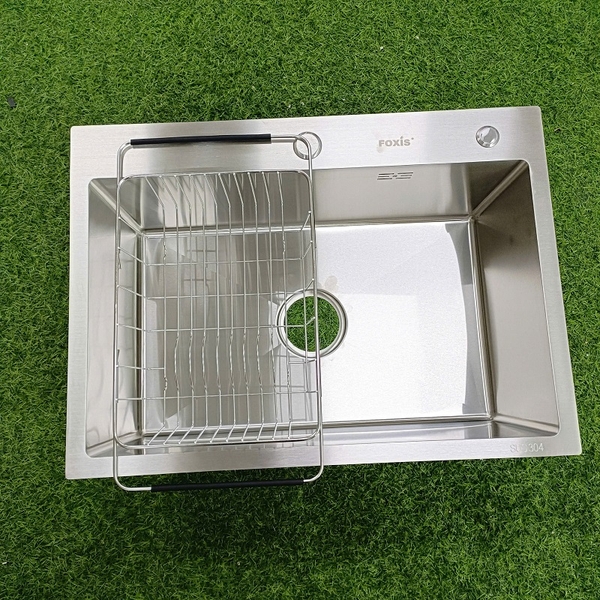 Chậu rửa bát 1 hố FOXIS kích thước 62x45cm