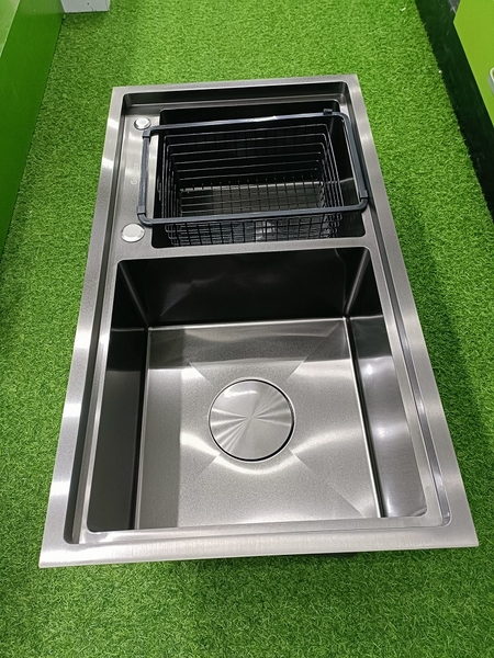 Chậu rửa bát inox 304 nano cao cấp GRÜNDER GR-8246ND