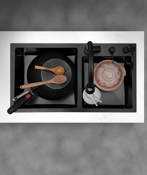 Chậu rửa bát inox 304 nano FX-8045ND-2