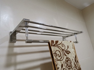 Giàn treo khăn phòng tắm inox 304 MN-G8701