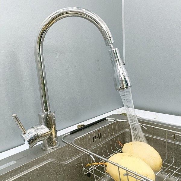 Vòi chậu rửa chén inox 304 GR-635-1G