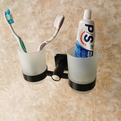 Kệ đựng bàn chải đánh răng màu đen FX-6806D