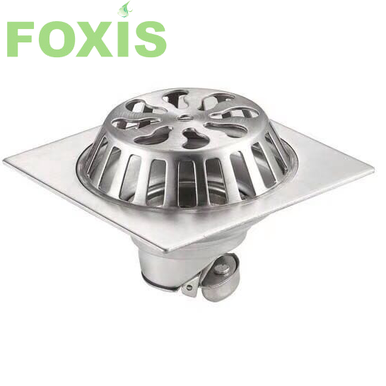 Thoát sàn ban công ngăn mùi Foxis MN-T216 (100x100mm) | MOONOAH