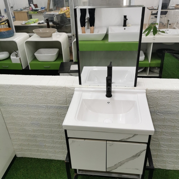 Tủ chậu lavabo đẹp thanh lý dọn kho kích thước 60x48Cm