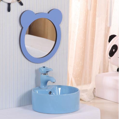 Chậu lavabo trẻ em Moonoah màu xanh dương MN- C228BL cho trường học mầm non