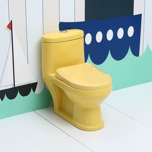Bồn cầu trẻ em MOONOAH màu vàng MN-1230Y
