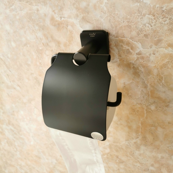 Khay để giấy vệ sinh màu đen FX-6808D