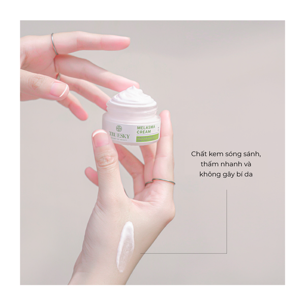 Kem nám và tàn nhang Truesky Melasma Blur Cream chiết xuất tảo biển 20g
