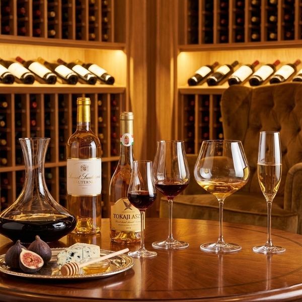 Rượu Vang Ngọt Là Gì? Các Loại Vang Ngọt & Cách Chọn Ly Chuẩn