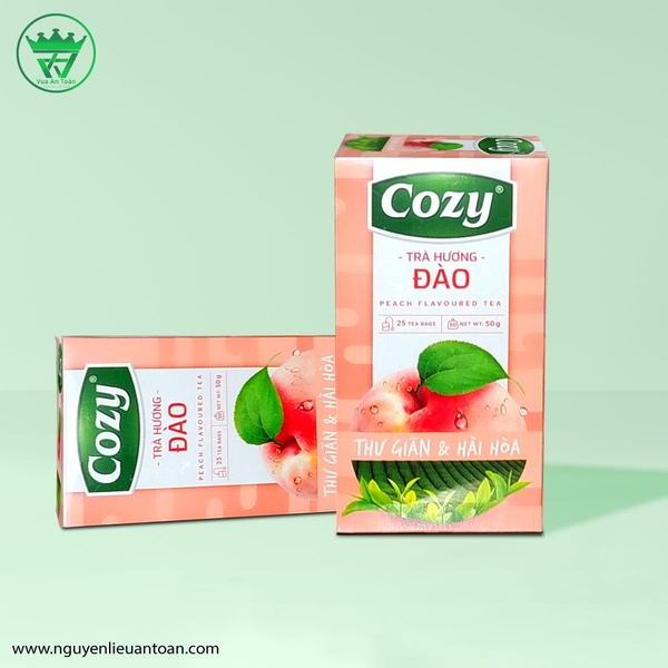 Trà Đào/Dâu/Bạc Hà cozy hộp 20 túi lọc